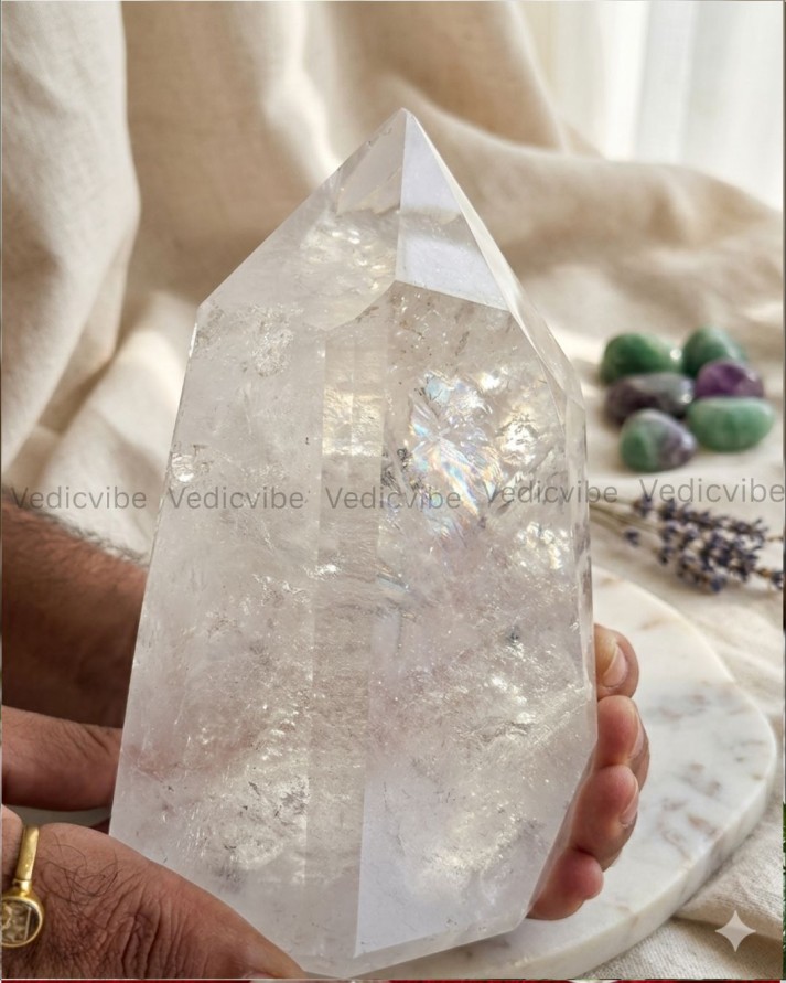 Clear Quartz  Natural Geode